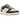 Nike Dunk Low LX Year Of the Snake sneakers i sideprofil med hvid og gylden overdel, brune detaljer og klassisk gummisål