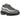 Nike Air Max 95 Cool Grey Sundial sneakers i sideprofil med grå lagdelt overdel, gule snørebånd og synlige Air-enheder i sålen