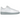 Nike Air Force 1 Low White Light Smoke Grey Sole sneakers i sideprofil med hvid læderoverdel og lysegrå sål