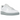 Nike Air Force 1 Low White Light Smoke Grey Sole sneakers i sideprofil med hvid overdel og lysegrå sål