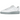 Nike Air Force 1 Low White Light Smoke Grey Sole sneakers i sideprofil med hvid læderoverdel og lysegrå sål