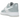 Nike Air Force 1 Low 07 LV8 Wolf Grey Vast Grey White sneakers i sideprofil med grå og hvide læderdetaljer samt snørebånd