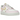 Nike Air Force 1 Low '07 LX Pink Foam Mini Swoosh sneakers i sideprofil med lyserød læderoverdel, hvid sål og broderet mini-swoosh.