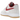 Nike Air Force 1 Low 07 LV8 Summit White Varsity Red Gum sneakers i sideprofil med hvid læderoverdel, rødt swoosh og gummisål