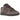 Nike Dunk Low Retro SE Cave Stone sneakers i en vinkel med brun overdel i ruskind, flade snørebånd og hvid mellemsål