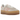 Adidas Gazelle Bold Putty Mauve sneakers i sideprofil med fløjlsblød lyserød overdel, hvide læderdetaljer og en tyk plateau-gummisål