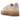 Adidas Gazelle Bold Putty Mauve sneakers i sideprofil med lyserød ruskindsoverdel og hvide læderdetaljer samt klassisk gummisål