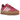 Adidas Gazelle Bold Wild Pink sneakers i vinkelret visning med lyserød overdel i ruskind, hvide læderdetaljer og en høj platformssål