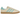 Adidas Gazelle 85 Crystal Sand Mint sneakers i sideprofil med lysebrun ruskindsoverdel og mintgrønne detaljer samt hvid sål