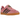 Adidas Gazelle Indoor Bliss Pink sneakers i et skarpt sideprofil med lyserød overdel i ruskind, mørke læderdetaljer og en klassisk gummisål