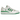 Adidas Forum Low White Green Lucid Pink sneakers i sideprofil med hvid læderoverdel, grønne detaljer og lyserøde snørebånd