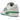 Adidas Forum Low White Green Lucid Pink sneakers i sideprofil med hvid læderoverdel, grønne detaljer og snørebånd.
