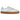 adidas Sambae Beige sneakers i vinklet profil med beige overdel i ruskind, hvide læderstriber og en halvgennigentig gummisål