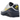 Nike Air Max 90 Neutral Grey Tour Yellow sneakers i vinkel med grå overdel, gule detaljer, snørebånd og synlig Air enhed