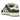 Adidas Campus 00s Charcoal Black White sneakers i vinklet visning med sort ruskind overdel, hvide læderstriber og chunky snørebånd