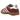 Adidas Gazelle Indoor Maroon Preloved Crimson sneakers i vinkelret visning med mørkerød ruskindsoverdel og klassiske hvide 3-stripes
