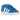 Adidas Campus 00s Blue Bird sneakers i vinkelret visning med blå overdel i ruskind, hvide læderstriber og klassiske tykke snørebånd