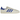 Adidas Samba Humanrace Navy Aluminum sneakers i vinkelret visning med mørkeblå overdel og lyse detaljer