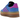 Adidas Gazelle Bold Bold Blue Lucid Pink sneakers i sideprofil med blå ruskindsoverdel, pink læderdetaljer og en høj platinsål
