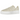 Adidas Gazelle Bold Wonder White sneakers i sideprofil med hvid overdel i ruskind, dobbelte såler og guldfarvet branding på siden