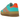 Adidas Gazelle Bold Mint Rush Impact Orange sneakers i sideprofil med mintgrøn overdel, orange detaljer og dysterhvid plateau-sål