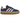 Adidas Gazelle Bold Dark Blue Pink Spark sneakers i sideprofil med mørkeblå overdel i ruskind, lyserøde detaljer og plateau-sål