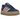 Adidas Gazelle Bold Dark Blue Pink Spark sneakers i sideprofil med mørkeblå overdel i ruskind og lyserøde detaljer samt plateau-sål