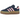 Adidas Gazelle Bold Dark Blue Pink Spark sneakers i vinklet profil med mørkeblå ruskindsoverdel, lyserøde detaljer og plateau-sål