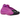 Adidas Harden Vol. 8 Purple Burst sneakers i vinkelret visning med lilla tekstiloverdel, sorte detaljer og markant gummisål