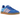 Adidas Gazelle Indoor Blue Semi Pink Spark sneakers i sideprofil med blå ruskindsoverdel, rosa detaljer og gummisål