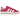 Adidas Campus 00s Semi Lucid Fuchsia sneakers i sideprofil med kraftig lyserød overdel i ruskind og hvide klassiske snørebånd