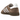 Adidas Handball Spezial Earth Strata Silver Dawn sneakers i sideprofil med brun ruskindsoverdel og sølvfarvede detaljer