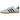 Adidas Gazelle Indoor Clear Mint Black Gum sneakers i vinkelret visning med mintgrøn overdel, sorte detaljer og klassisk gummisål