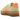 Adidas Gazelle Bold Semi Green Spark sneakers i vinkelret visning med grøn ruskindsoverdel, hvide læderdetaljer og høj gummisål