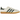 Adidas Gazelle Indoor Cream White Collegiate Green Gum sneakers i sideprofil med råhvid overdel, grønne detaljer og gummisål