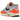 Nike Air Max 1 Patta Waves Hyper Crimson Pure Platinum sneakers i sideprofil med orange bølgemønstret mudguard og hvid mesh