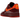 Nike Air Force 1 Low Patent Leather Dark Team Red Safety Orange sneakers i sideprofil med skinnende mørkerød læderoverdel og orange detaljer