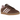 Adidas Gazelle Auburn Clear Pink sneakers i vinkelret visning med orange ruskind overdel, hvide læderdetaljer og gummisål