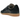 Adidas BW Army Lux Black Gum sneakers i vinkelret visning med sort overdel i lÃ¦der, rusindetaljer og klassisk gummiydersÃ¥l