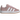 Adidas Campus 00s Clear Pink Gum sneakers i sideprofil med lyserød overdel i ruskind, hvide 3-striber og klassisk gummisål