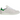 Adidas Stan Smith Cloud White Green Suede sneakers i sideprofil med hvid overdel og grøn hælkappe samt klassisk snøring