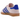 Adidas Gazelle Indoor Clear Pink Lucid Blue sneakers i sideprofil med lyserød overdel i ruskind, blå detaljer og gummisål