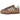 adidas Gazelle Bold Earth Strata Powder Yellow sneakers set fra siden med brun overdel, gule detaljer og en høj platinsål
