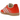Adidas Samba OG Collegiate Orange Cream sneakers i sideprofil med orange læder og hvid gummisål