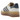 Adidas Gazelle Bold Cream Night Indigo sneakers i sideprofil med cremefarvet ruskind, mørkeblå detaljer og klassisk platinsål