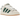 Adidas Campus 00s Crystal White Collegiate Green sneakers i sideprofil med hvid læderoverdel og grønne detaljer