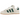 Adidas Campus 00s Crystal White Collegiate Green sneakers i sideprofil med hvid ruskind overdel, grønne læderstriber og chunky snørebånd.