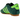 Adidas Taekwondo Collegiate Green Solar Green Gum sneakers i sideprofil med grøn overdel, gummisål og karakteristiske hvide striber