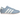 Adidas Taekwondo Wonder Blue Off White Cloud White sneakers i vinklet profil med blå overdel, hvide detaljer og slank gummisål