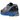 New Balance 1906R Action Bronson Medusa Azul sneakers i vinkelvisning med blå mesh overdel, gule snørebånd og detaljeret sål